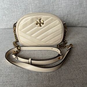 Tory Burch Kira Camera Bag Cream